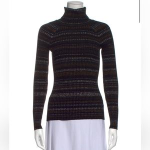 Milly striped turtle neck